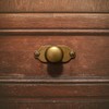 Goo-Ki Antique Brass Zinc Alloy Cabinet Knob with Backplate -