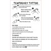 Hawaiian Temporary Tattoo Sticker Set (10-Pack) - Exotic Designs for