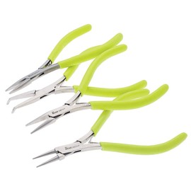 Eurotool Beadsmith Plier Set, Microfine 4 Piece Set with Case