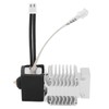 Hotend Kit Extruder Heater Block Assembled Print Head Bimetal Neck