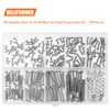 HELIFOUNER 240 PCS Phillips #2-56 Flat Head Machine Screws and