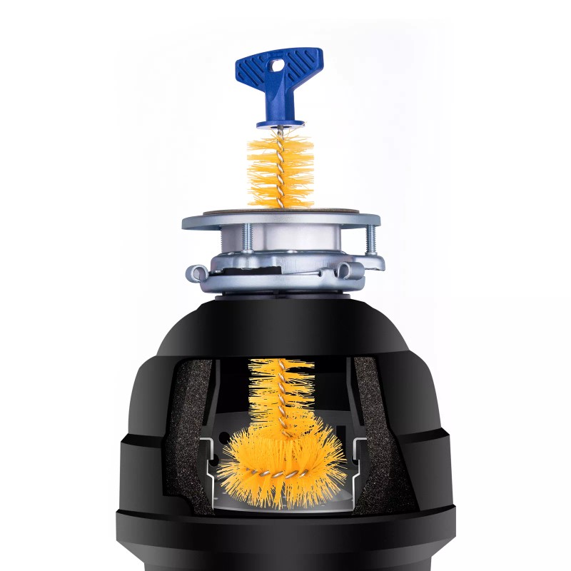 Mr. Scrappy Kitchen Garbage Disposal Cleaning Brush, Sturdy Grip Handle,