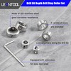 LEONTOOL 12 Pcs 3-16mm Drill Bit Depth Stop Collar Set