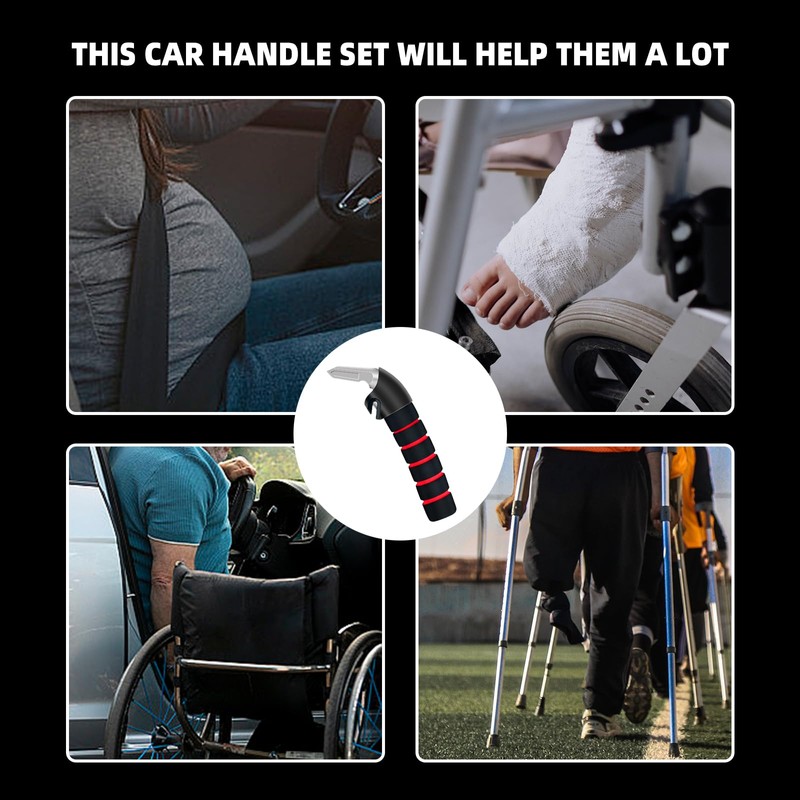 Vexellence Car Door Handle for Elderly, Mobility Car Assist Transfer
