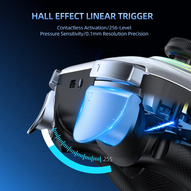 EJGAME Wireless Controller Compatible with Switch/Switch 2/Windows PC/Steam Deck/Android, Switch