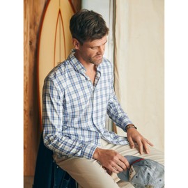 Faherty Men's Movement Shirt- Spring Valley Plaid Extra Extra Large (XXL)