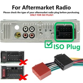 RED WOLF ISO Car Radio Stereo Wire Harness Adapter Compatible with Honda Civic CRV 2006-2011, Acura 1996-2001 Install Aftermarket Radio Wiring Cable Connector Plug16 Pin