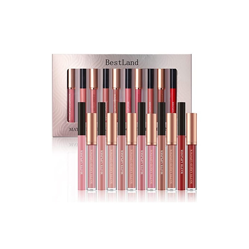 URQT Set De Maquillaje De Labios Nude De 12 Piezas