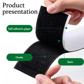 4 Paar Kennzeichenhalter Kett, E Scooter Kennzeichenhalter, Selbstklebende, Reißfest, Wetterfest, Motorradgeeignet, mit 4 Packungen Reinigungstüchern und 2 Schabern (Schwarz)