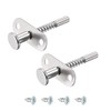 uxcell Plunger Latches Spring-loaded Stainless Steel 6mm Dia Head 6mm
