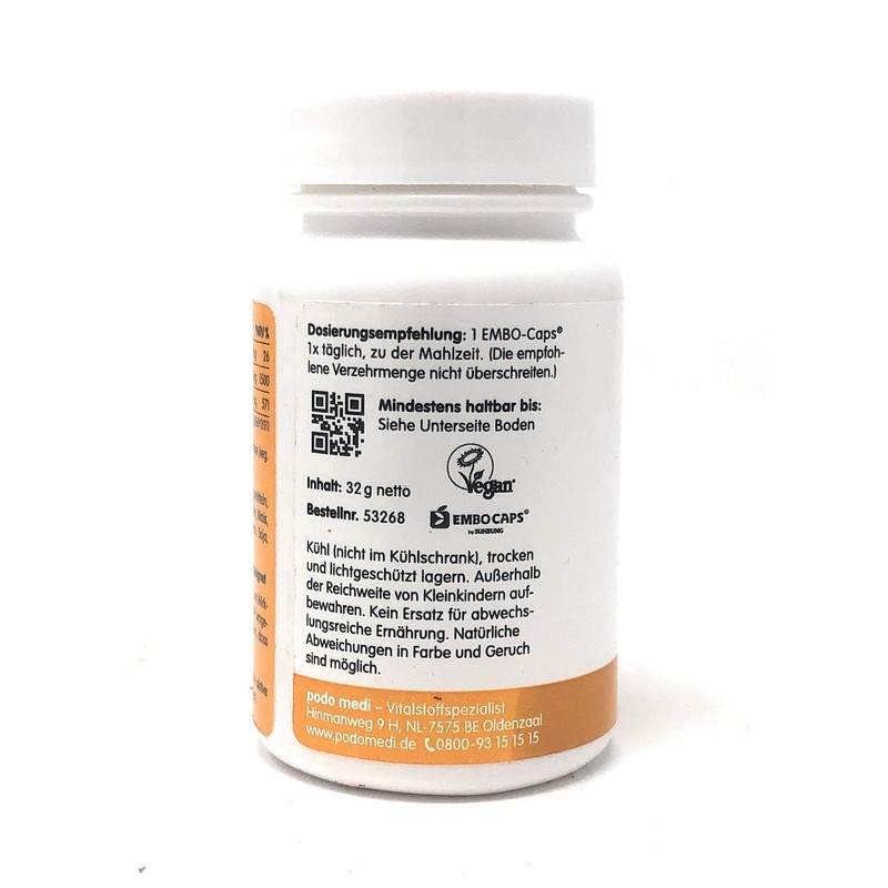 woscha P-5-P (21 mg co-enzyme B 6) 60 Embo-CAPS® (32