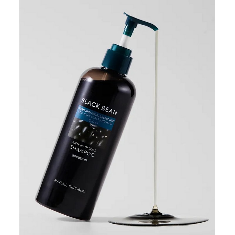 Nature Republic Black Bean Hair Loss Improvement Shampoo 520ml