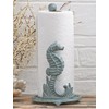 BLACK FOREST DECOR Patina Seahorse Paper Towel Holder – Cast