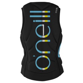 O'Neill Women's Slasher Comp Vest, Black/Black, 10