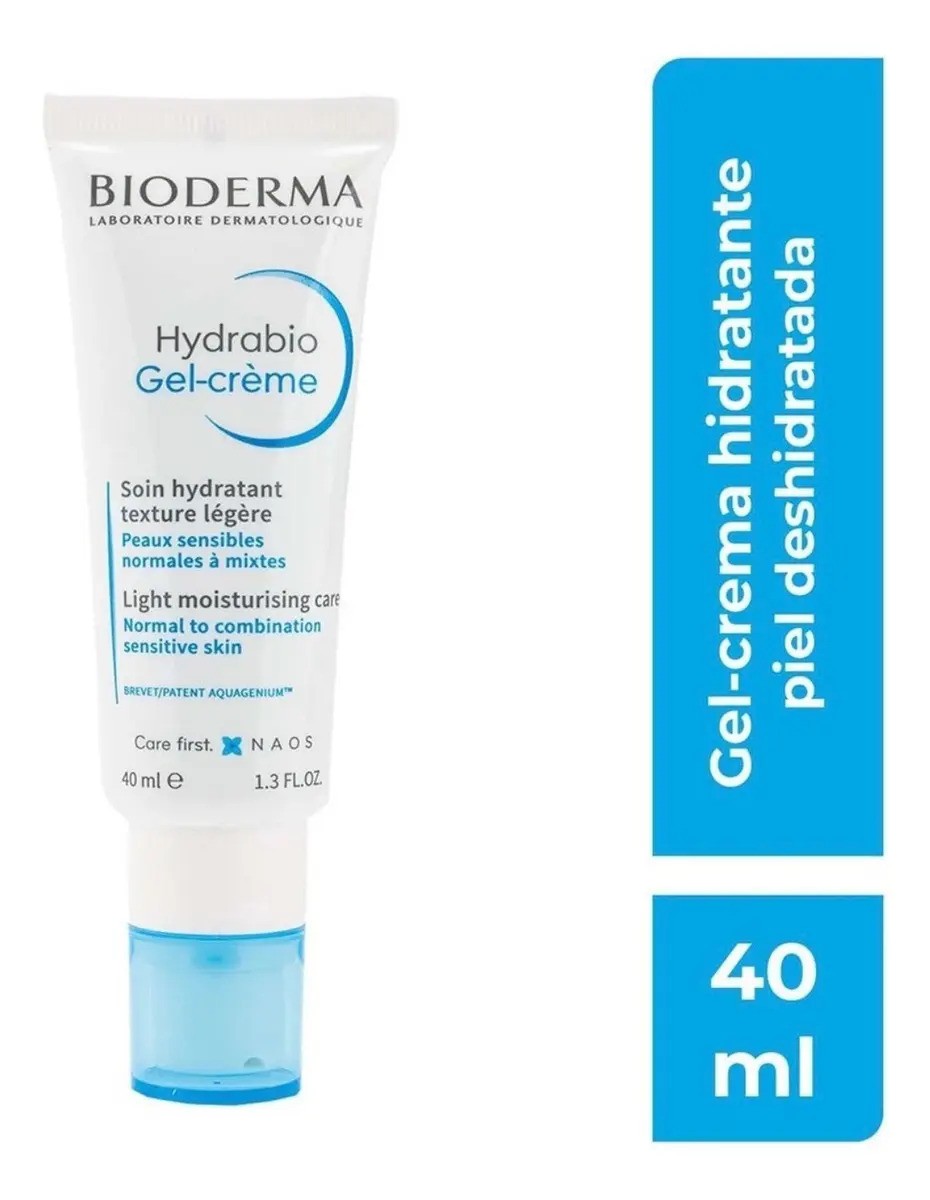 Bioderma Hydrabio Crema Hidratante En Gel Piel Sensible 40ml Tipo De Piel Normal