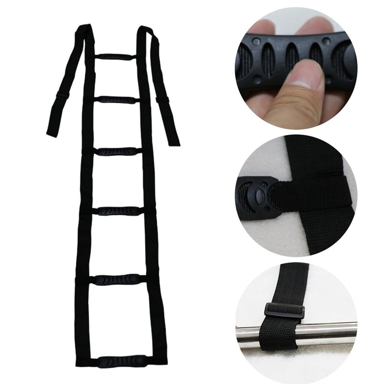 Assist Bed Ladder,Pull Up Assist Device,Adjustable Rope Ladder Straps,Rope Ladder,Tension