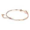 Pulsera Oro Rosa Con Ojo Turco Y Zafiro Protección Elegante