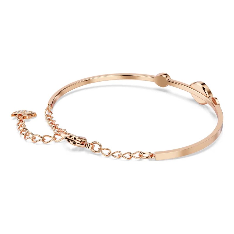 Pulsera Oro Rosa Con Ojo Turco Y Zafiro Protección Elegante