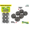 Sedona Stainless Steel Cleaning Scourers 6-Piece