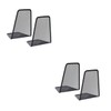 Operitacx Pack of 4 Iron Metal Frame Bookcase Book Folder