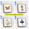 TouYinger 5x5 Small Shadow Box Frame Display Case , Display