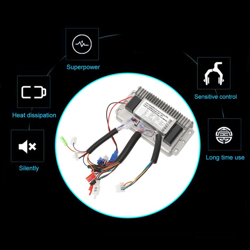 1000W Brushless Controller Sine Waves 60V-72V Universal 3 Mode Cast