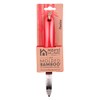 Natural Home Molded Bamboo & Stainless Steel Peeler, Cherry Red