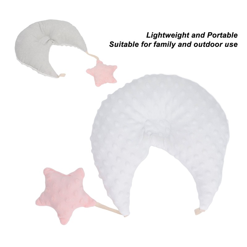 Baby Head Support Pillow Soft Lightweight Portable Infant Head Shaping