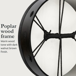 Meinl Sonic Energy 16" Ritual Shaman Frame Drum with Mallet For Meditation, Sound Healing Therapy, ASMR, Yoga