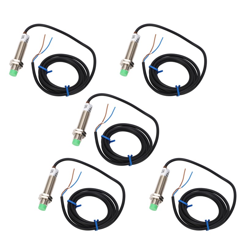 5 Pcs Proximity Switch M12x1 2 Wire Normally Closed 4mm