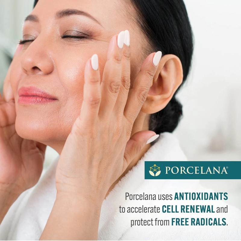 Porcelan Nighttime Hydration Cream Fades Dark Spots 3 OZ(Pack Of