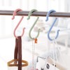 Dusenly 24pcs Colorful Plastic S Shaped Hook Hanger S Hanging