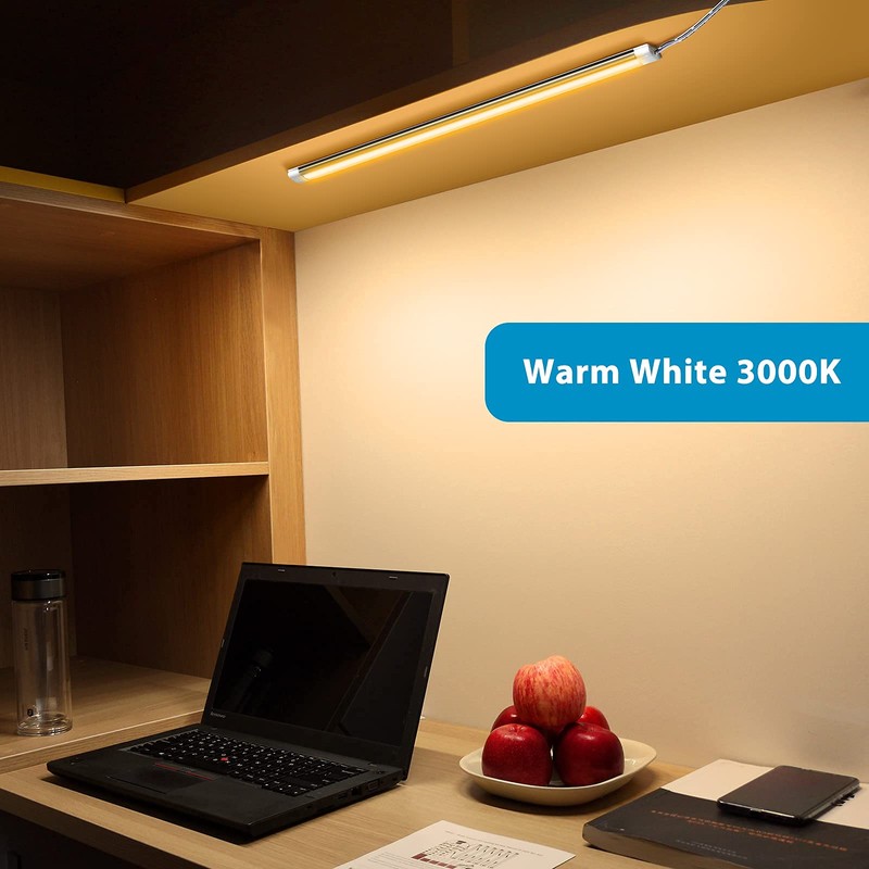 Litever Extra 12 Inches Cabinet LED Light Bar Strip. 1-Pack.