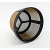 NRP 2-pack 5cup Gold-tone Basket Permanent Coffee Filter Compatible for