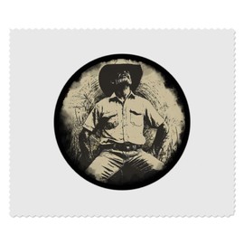 2 x 'Farmer Sitting in His Field' Microfibre Lens/Glasses Cleaning Cloths (LC00032149)