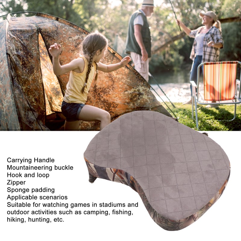 Portable Heating Seat Pad Camouflage 3 Gears Thicken USB Heated