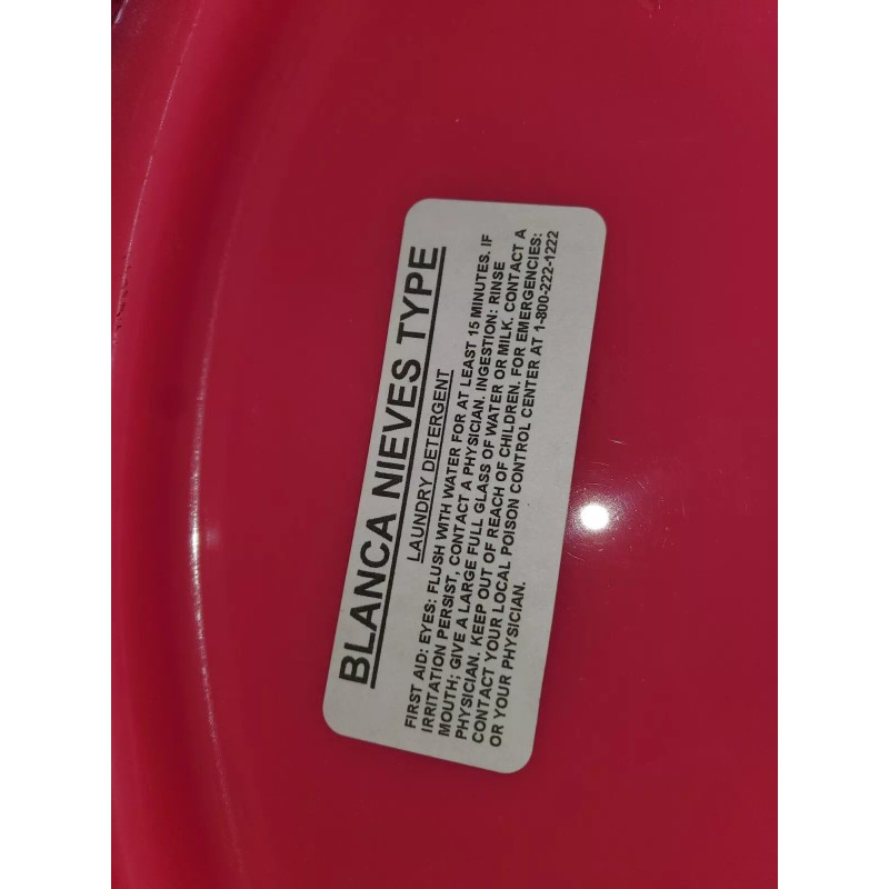 Aromas Blanca Nieves Type Liquid Laundry Soap 5 Gallon Bucket