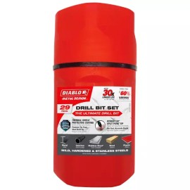 Diablo 29 pc Metal Demon Drill Bits Set for Mild, Hardened and Stainless Steels DMD-T29