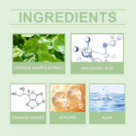 CC Creme gegen Rötungen mit Centella Asiatica，CC Cream – Feuchtigkeitsspendende Toning-Creme mit Centella Asiatica, aufhellend und Anti-Aging, Against Redness