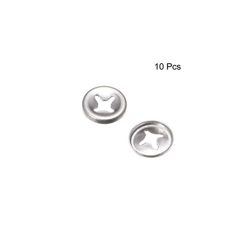 sourcing map M3 Washer 2.5mm I.D. 10mm O.D. Internal Tooth