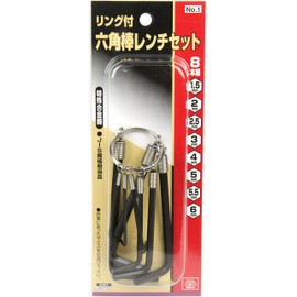 SK11 Hex Key Wrench Set, Set of 8, No.1 mm