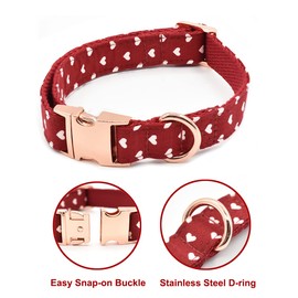 Bubblepup Dog Collar and Leash Set,Comfortable Adjustable Dog Collars for Small Medium Large Dogs, Puppy Dog Collars…