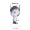 SEIWEI Flagpole Truck Pulley Flag Pole Halyard Stationary Truck Top