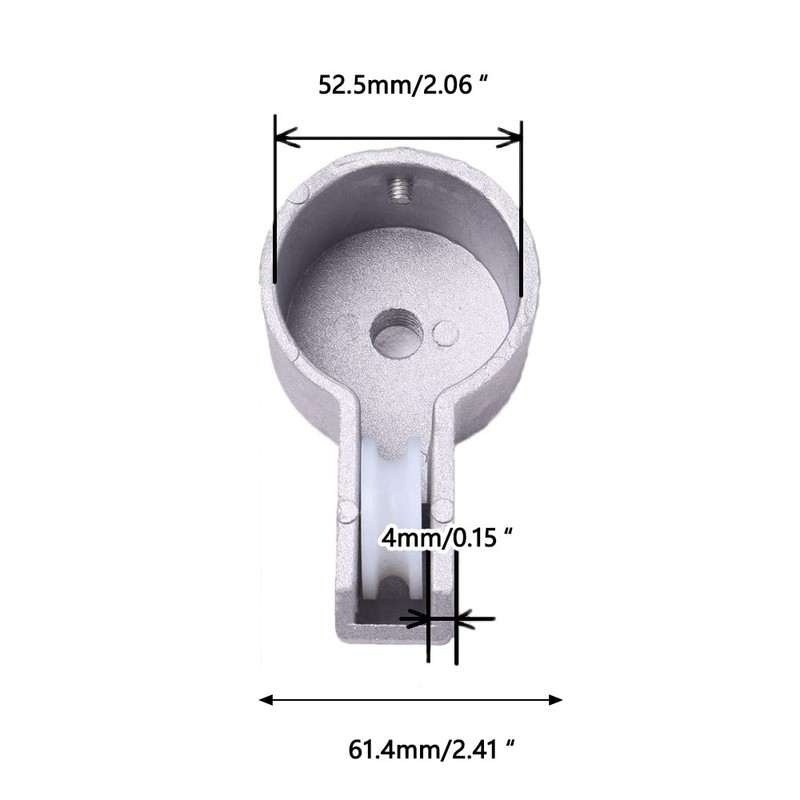 SEIWEI Flagpole Truck Pulley Flag Pole Halyard Stationary Truck Top