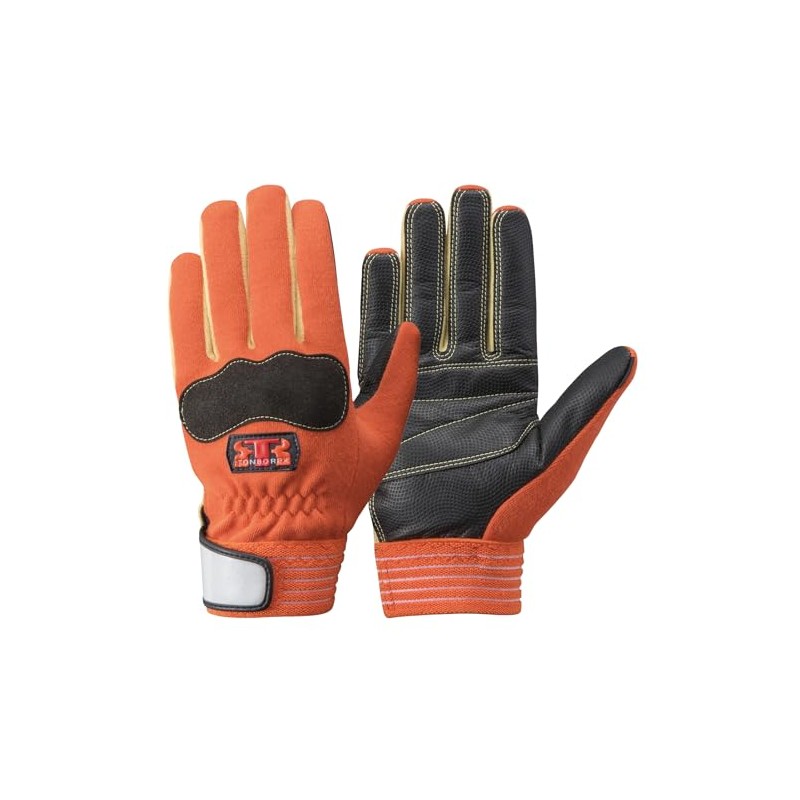 [TONBOREX] Kevlar Fiber Reflective Gloves K-703 Orange L Size (Tonbolex)