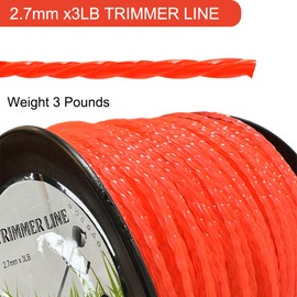 Aporozona 3LB .105" Trimmer Line for Echo 2-Line Rapid Loader Trimmer Head line GT-225 GT-225i SRM-2120 GT-225SF 21560056
