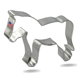Horse Cookie Cutter - Made in the USA – Foose Cookie Cutters Tin Plated Steel Horse Cookie Mold (4 Inch)