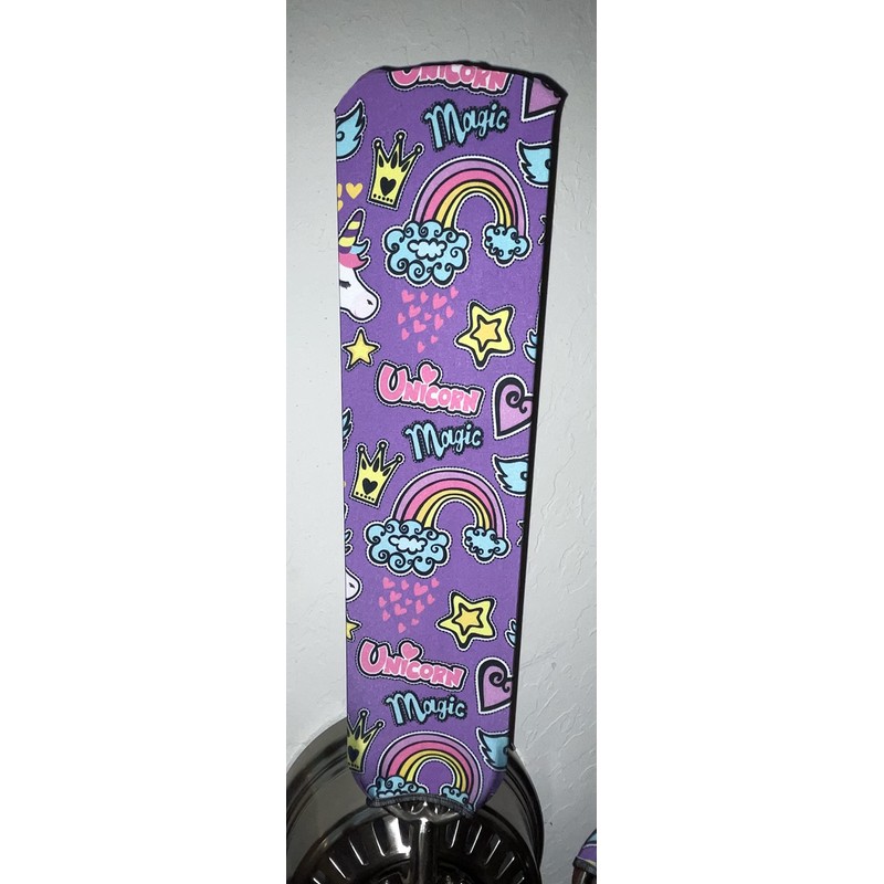 Unicorn Magic Ceiling Fan Blade Covers