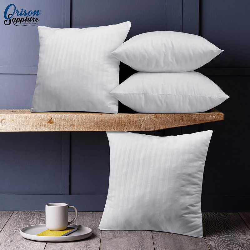 Orison Sapphire® Cushion Covers Set of 4 | 100% Microfiber