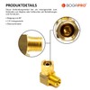 BOGAPRO Connection angle 90 degrees, gas connection angle with 1/4